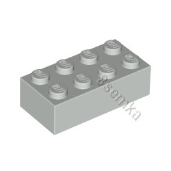 KLOCEK LEGO BRICK 2X4 LIGHT BLUISH GRAY - 3001