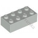 KLOCEK LEGO BRICK 2X4 LIGHT BLUISH GRAY - 3001