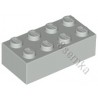 KLOCEK LEGO BRICK 2X4 LIGHT BLUISH GRAY - 3001