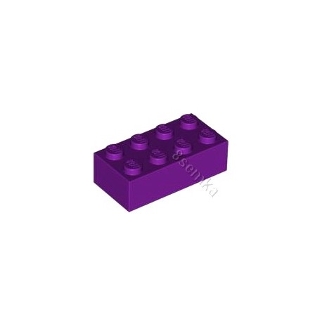 KLOCEK LEGO BRICK 2X4 MEDIUM LAVENDER - 3001
