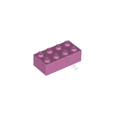KLOCEK LEGO BRICK 2X4 BRIGHT PINK - 3001