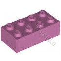KLOCEK LEGO BRICK 2X4 BRIGHT PINK - 3001