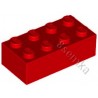 KLOCEK LEGO BRICK 2X4 RED - 3001