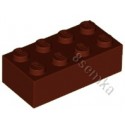 KLOCEK LEGO BRICK 2X4 REDDISH BROWN - 3001