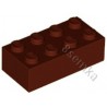 KLOCEK LEGO BRICK 2X4 REDDISH BROWN - 3001
