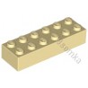 KLOCEK LEGO BRICK 2X6 TAN - 2456 