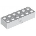 KLOCEK LEGO BRICK 2X6 WHITE - 2456 