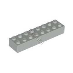 KLOCEK LEGO BRICK 2X8 LIGHT BLUISH GRAY - 3007 