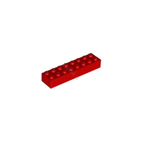 KLOCEK LEGO BRICK 2X8 RED - 3007