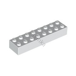 KLOCEK LEGO BRICK 2X8 WHITE - 3007