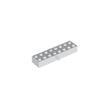 KLOCEK LEGO BRICK 2X8 WHITE - 3007