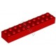 KLOCEK LEGO BRICK 2X10 RED - 3006