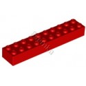 KLOCEK LEGO BRICK 2X10 RED - 3006