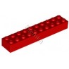 KLOCEK LEGO BRICK 2X10 RED - 3006