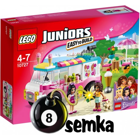 LEGO JUNIORS 10727 FURGONETKA Z LODAMI