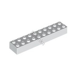 KLOCEK LEGO BRICK 2X10 WHITE - 3006