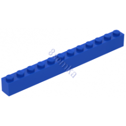 KLOCEK LEGO BRICK 1X12 BLUE - 6112