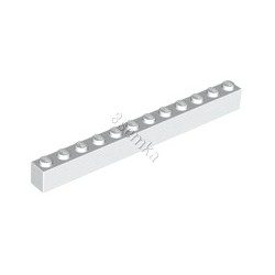 KLOCEK LEGO BRICK 1X12 WHITE - 6112
