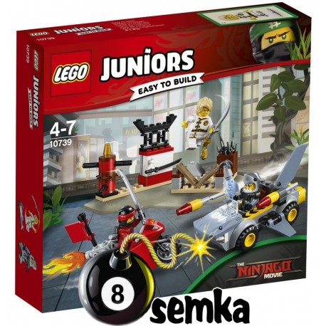 LEGO JUNIORS 10739 NINJAGO ATAK REKINÓW