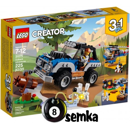  LEGO CREATOR 31075 ZABAWY NA DWORZE 3w1