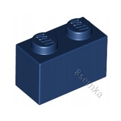 KLOCEK LEGO BRICK 1X2 DARK BLUE - 3004
