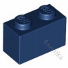 KLOCEK LEGO BRICK 1X2 DARK BLUE - 3004