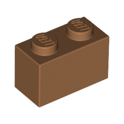 KLOCEK LEGO BRICK 1X2 MEDIUM DARK FLESH - 3004