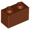 KLOCEK LEGO BRICK 1X2 REDDISH BROWN - 3004