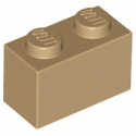 KLOCEK LEGO BRICK 1X2 DARK TAN - 3004