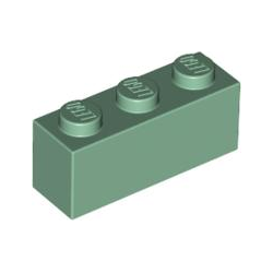 KLOCEK LEGO BRICK 1X3 SAND GREEN - 3622
