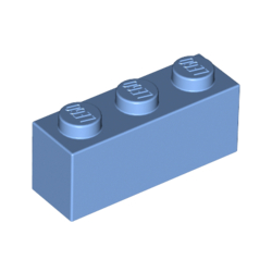 KLOCEK LEGO BRICK 1X3 MEDIUM BLUE - 3622