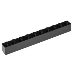 KLOCEK LEGO BRICK 1X10 BLACK - 6111