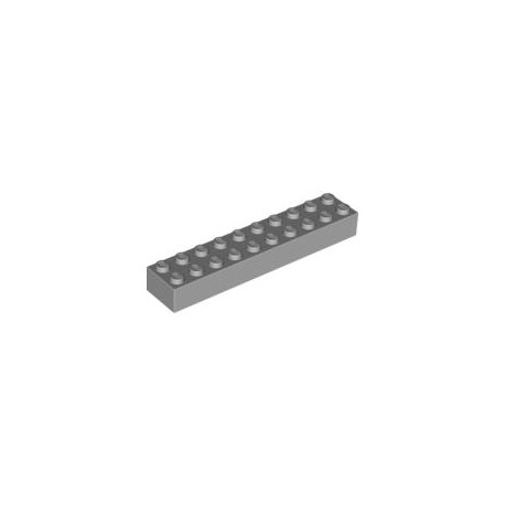 KLOCEK LEGO BRICK 2X10 LIGHT BLUISH GRAY - 3006