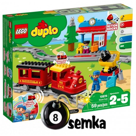 LEGO DUPLO 10874  POCIĄG PAROWY