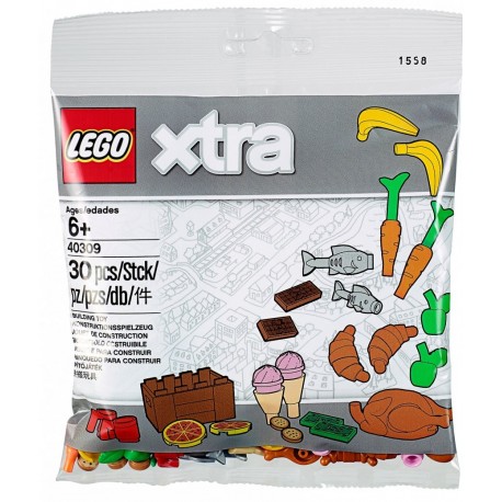 LEGO XTRA 40309 AKCESORIA SPOŻYWCZ