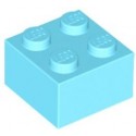 KLOCEK LEGO BRICK 2X2 MEDIUM AZURE - 3003