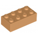 KLOCEK LEGO BRICK 2X4 MEDIUM NOUGAT - 3001