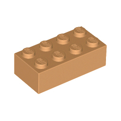 KLOCEK LEGO BRICK 2X4 MEDIUM NOUGAT - 3001
