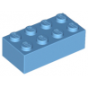 KLOCEK LEGO BRICK 2X4 MEDIUM AZURE - 3001