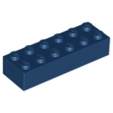 KLOCEK LEGO BRICK 2X6 DARK BLUE - 2456 