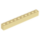 KLOCEK LEGO BRICK 1X10 TAN PIASKOWY - 6111