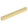 KLOCEK LEGO BRICK 1X12 TAN - 6112