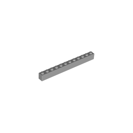 KLOCEK LEGO BRICK 1X12 LIGHT BLUISH GRAY - 6112