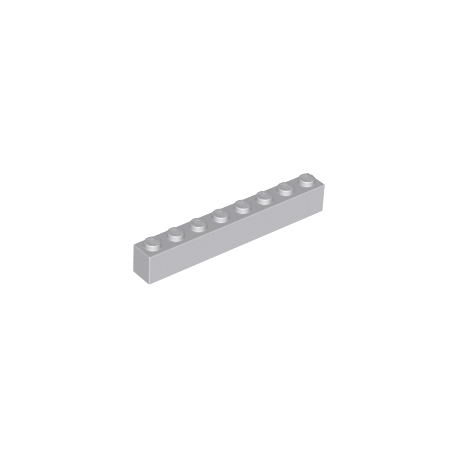 KLOCEK LEGO BRICK 1X8 LIGHT BLUISH GRAY - 3008