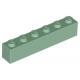 KLOCEK LEGO BRICK 1X6 SAND GREEN - 3009