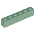KLOCEK LEGO BRICK 1X6 SAND GREEN - 3009