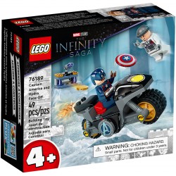 LEGO SUPER HEROES 76189 Kapitan Ameryka i pojedynek z Hydrą