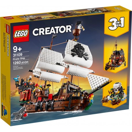 LEGO CREATOR 31109 Statek piracki 3w1