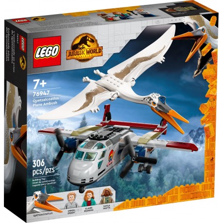 LEGO JURASSIC WORLD 76947 Kecalkoatl: zasadzka z samolotem