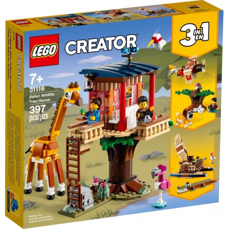 LEGO CREATOR 31116 Domek na drzewie na safari